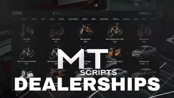 Free FiveM Player Owned Dealership Script, MT Dealerships