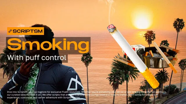 Free FiveM Smoking Script with Puff Control