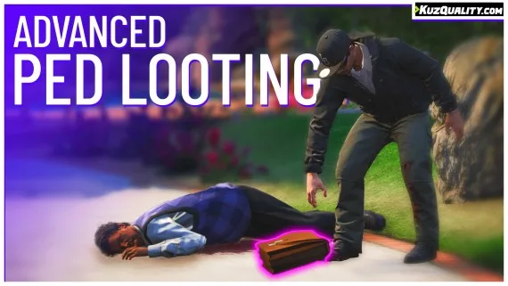 FiveM Ped Looting Script, Loot Drops from Any NPC