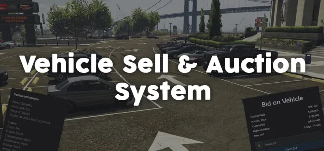 FiveM Vehicle Auction & Car Selling Script