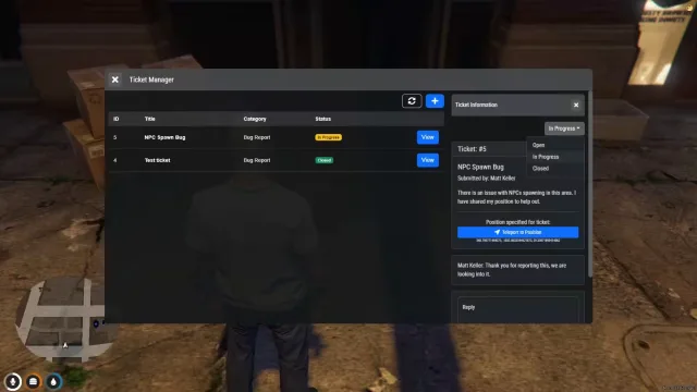 Free FiveM Ticket System, Fully In-Game Support Script