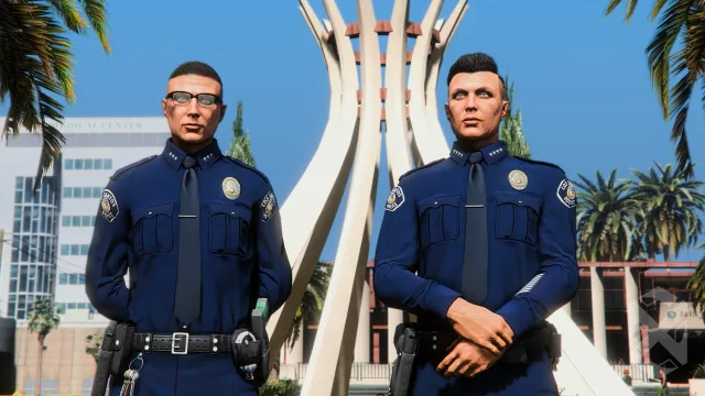 EUP Police and EMS Uniforms with Editable Patches for FiveM
