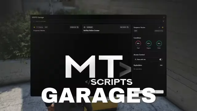 Free FiveM Garage Script with Vehicle Persistence