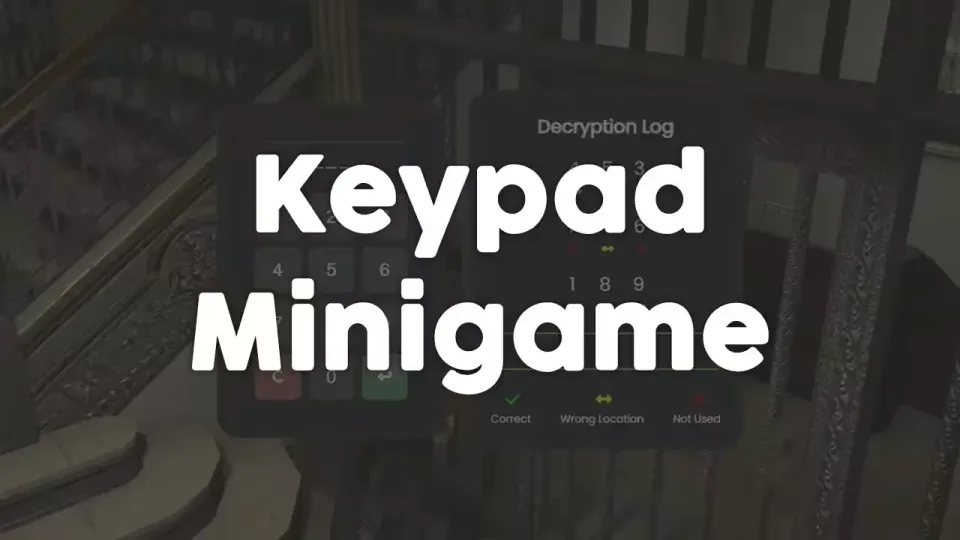 Free FiveM Keypad Minigame with Full Source