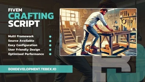 FiveM Crafting Script with Player and Job Owned Locations