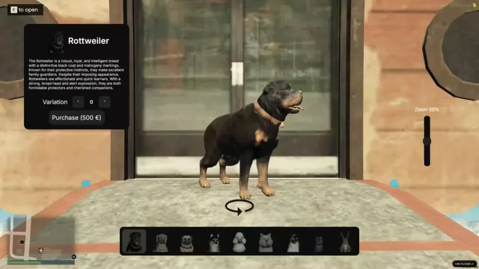 FiveM Pet System with Skills, Breeding & Vet Care