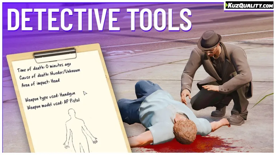 Detective Tools FiveM Script for Dead Body Investigation