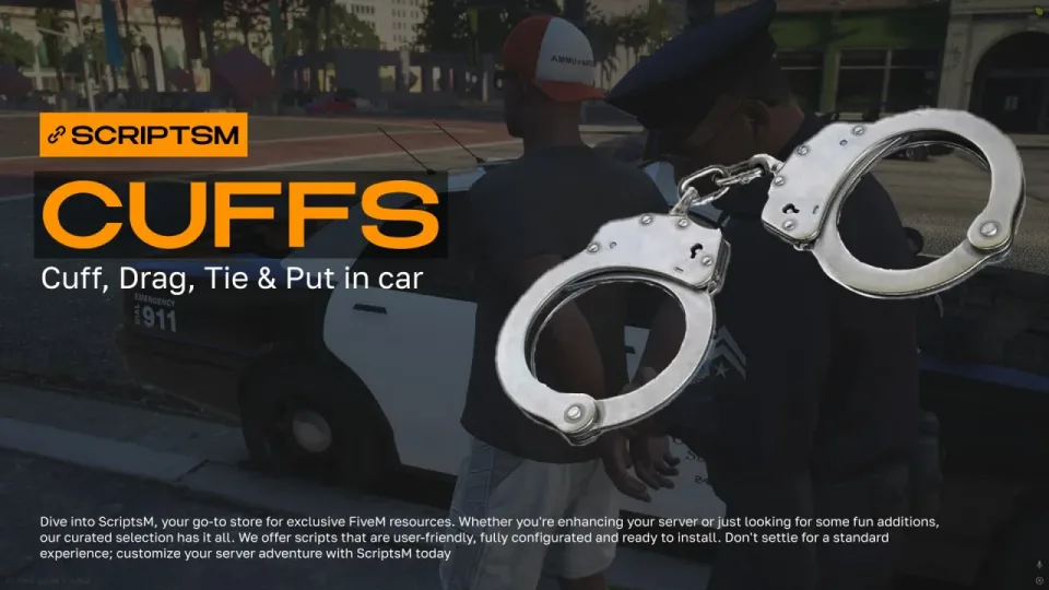 FiveM Handcuff Script with Cable Tie and Drag