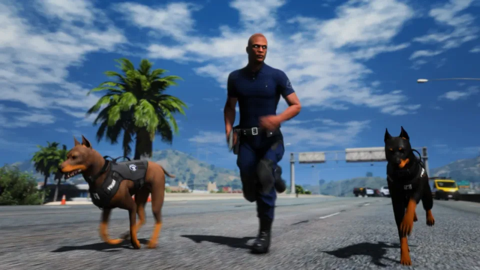 EUP Police and EMS Uniforms with Editable Patches for FiveM