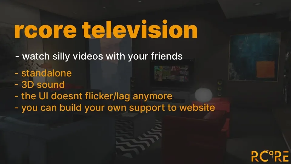 Synced TV Script for FiveM, RCore Television