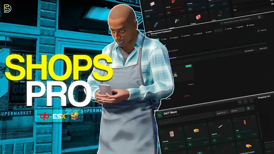 Custom Shops Pro, Free Player Owned Shop Script for FiveM