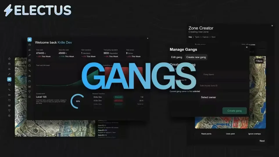 Electus Gangs: FiveM Gang & Territory Script