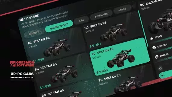 9 Armed RC Cars for FiveM with Crafting and Charging