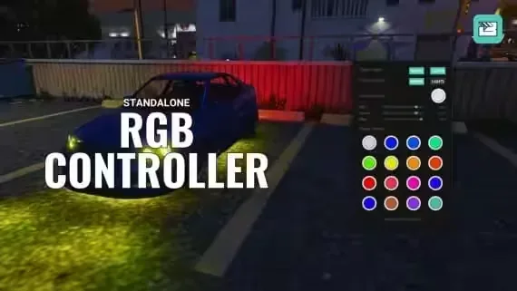 Free FiveM Vehicle Neon RGB Controller, Standalone Script
