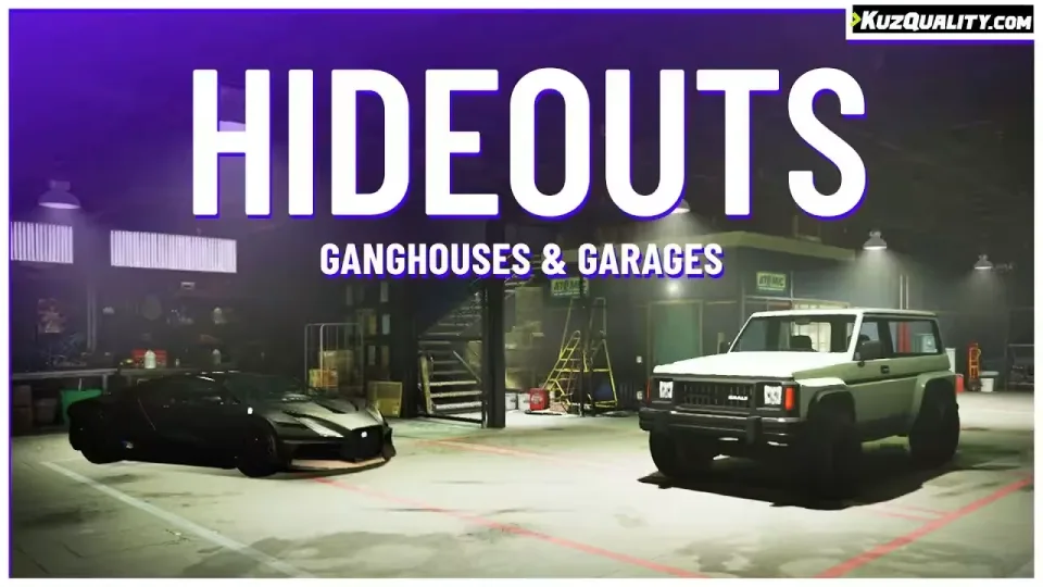 FiveM Hideout Script with Stolen Vehicle Storage