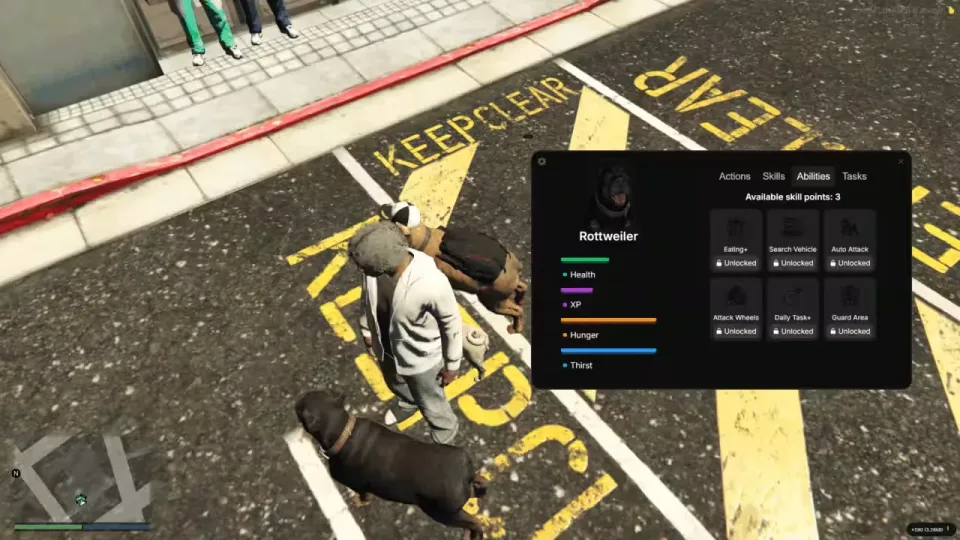 FiveM Pet System with Skills, Breeding & Vet Care