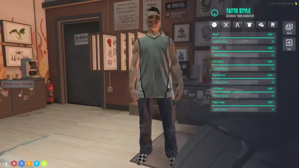 Illenium Appearance Reskin, NoPixel Style Clothing Script