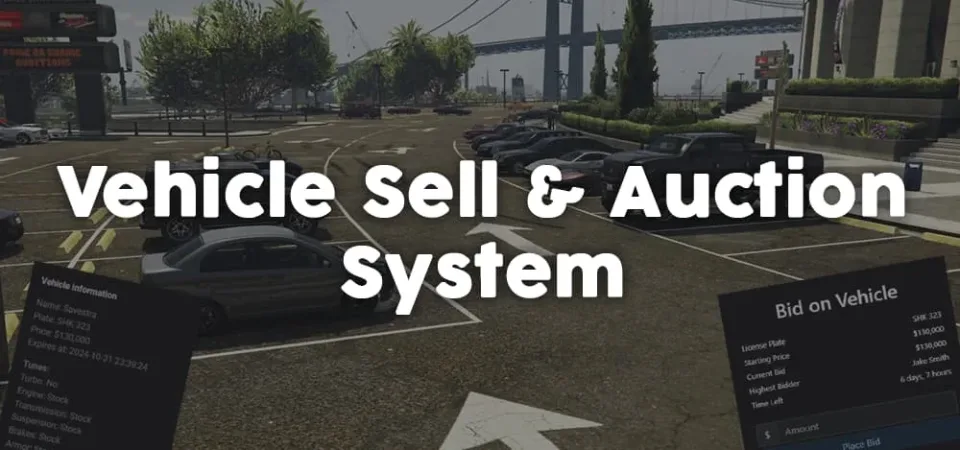 FiveM Vehicle Auction & Car Selling Script