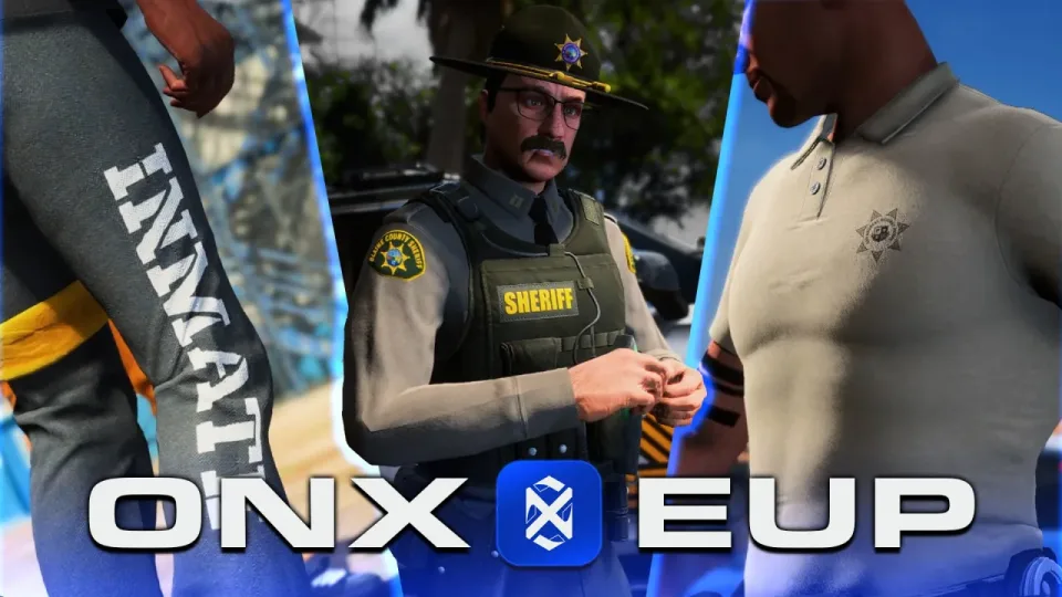 EUP Police and EMS Uniforms with Editable Patches for FiveM