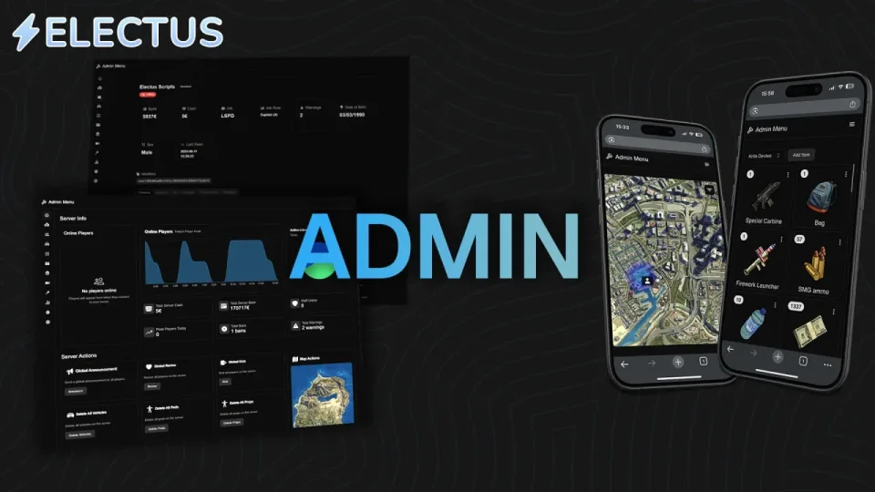 Electus Browser Admin Menu with Spectate & Live Map
