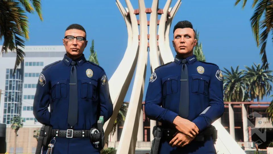 EUP Police and EMS Uniforms with Editable Patches for FiveM