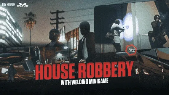 RAINMAD House Robbery Script for FiveM with 3 House Tiers